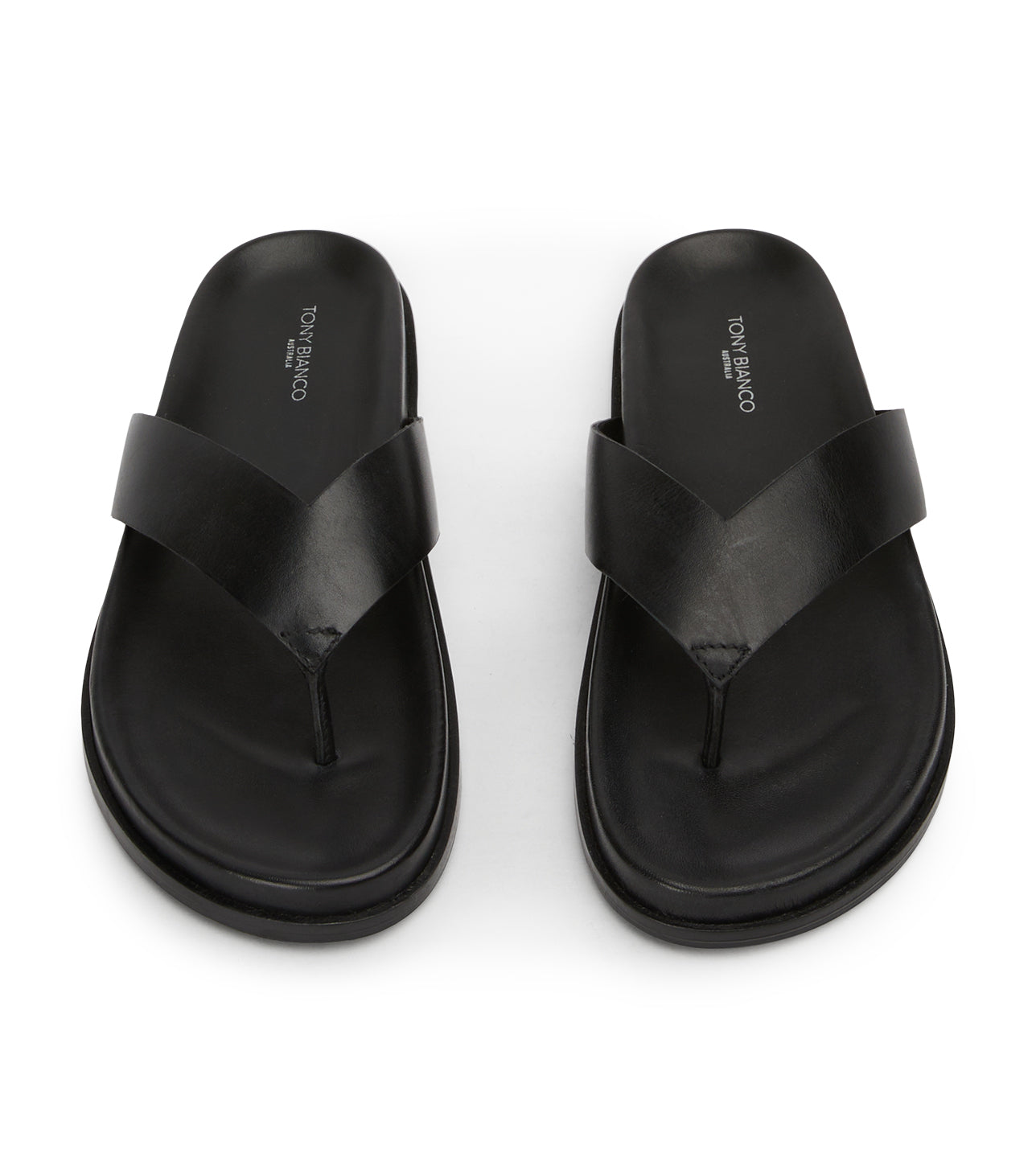 New Arrivals|Flats Tony Bianco Loop Black Sandals