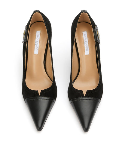 New Arrivals Tony Bianco Nessa Black Suede/Black