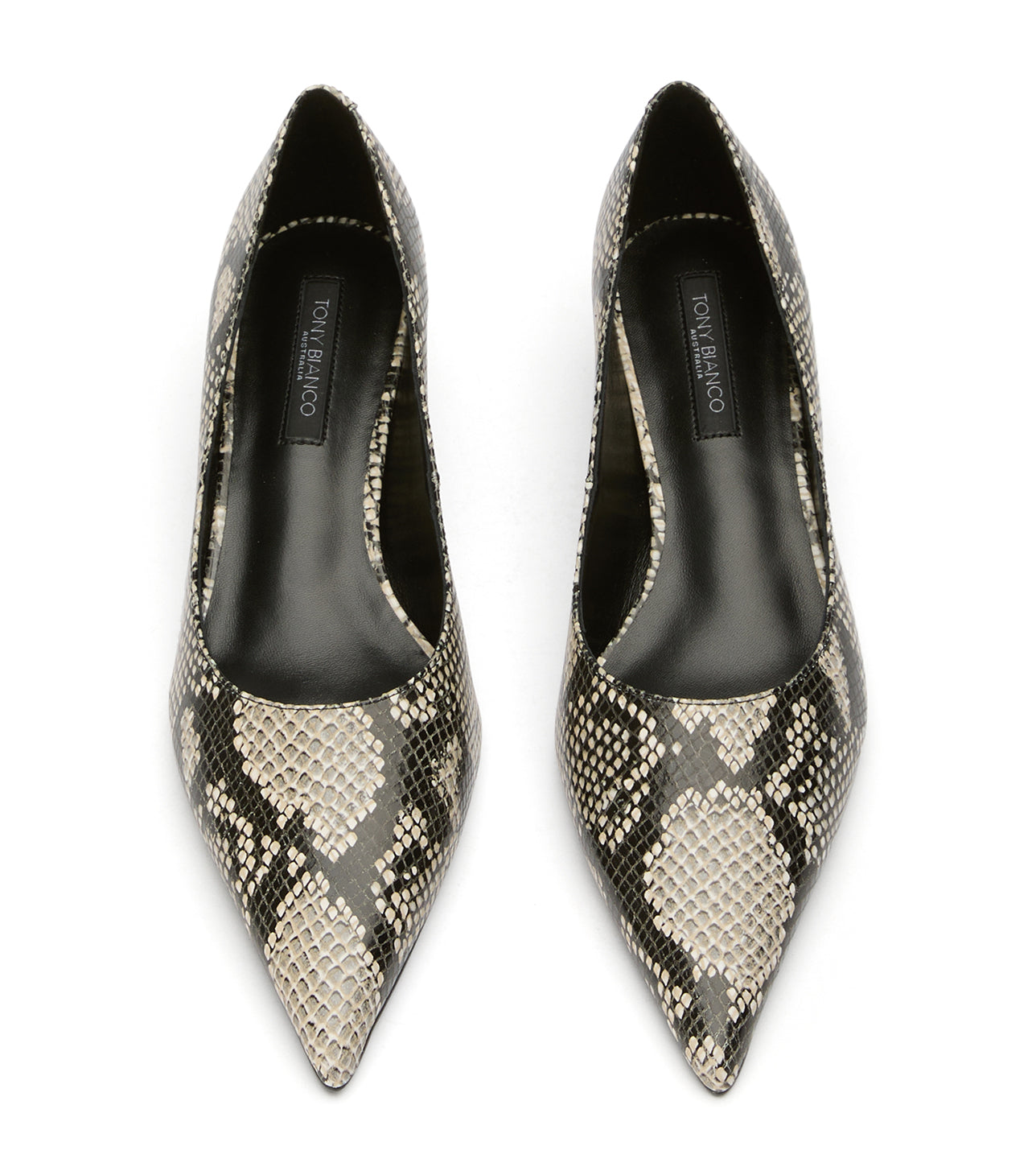Heels Tony Bianco Cameo Ecru Snake