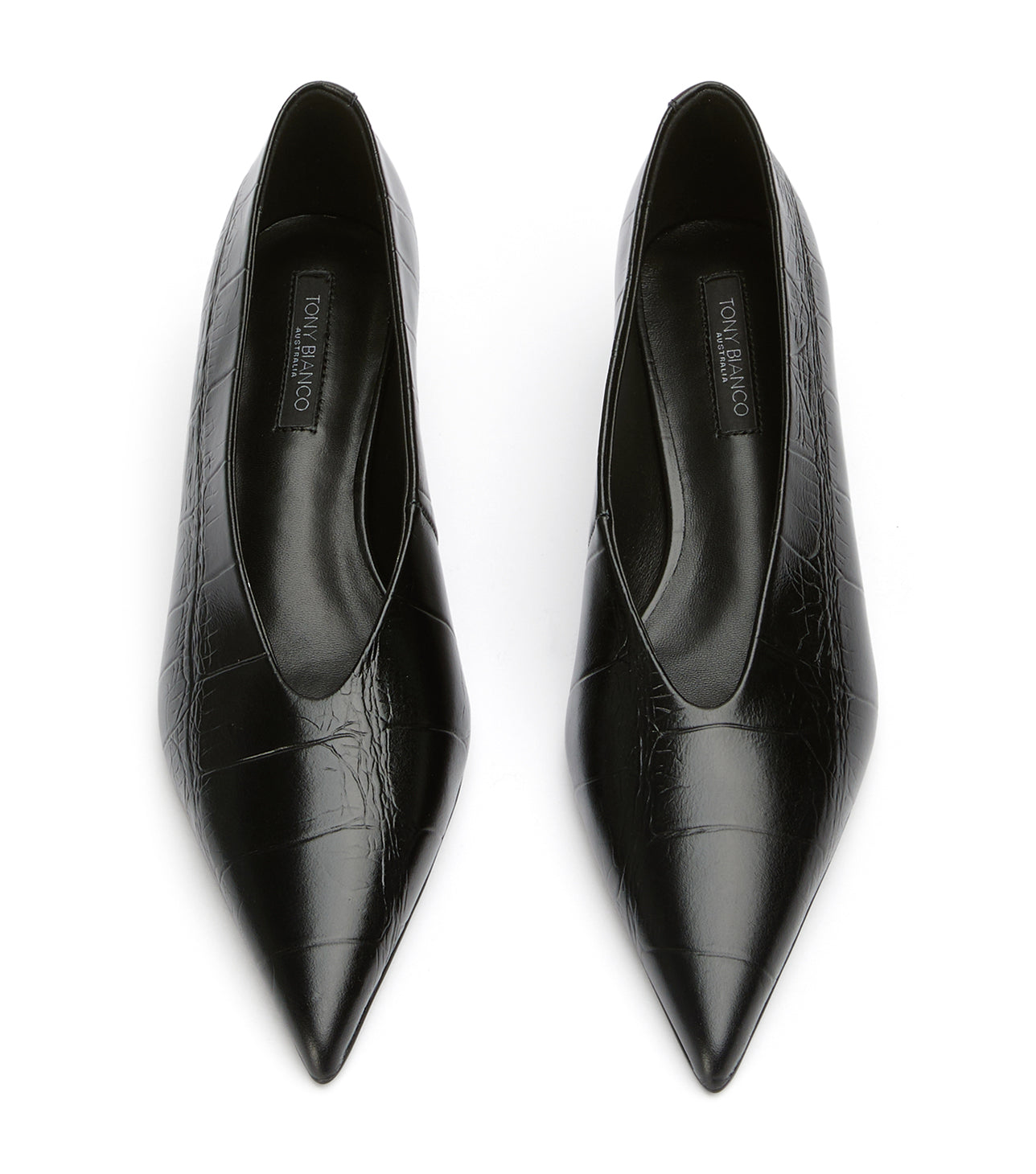 Heels Tony Bianco Cherry Black Croco