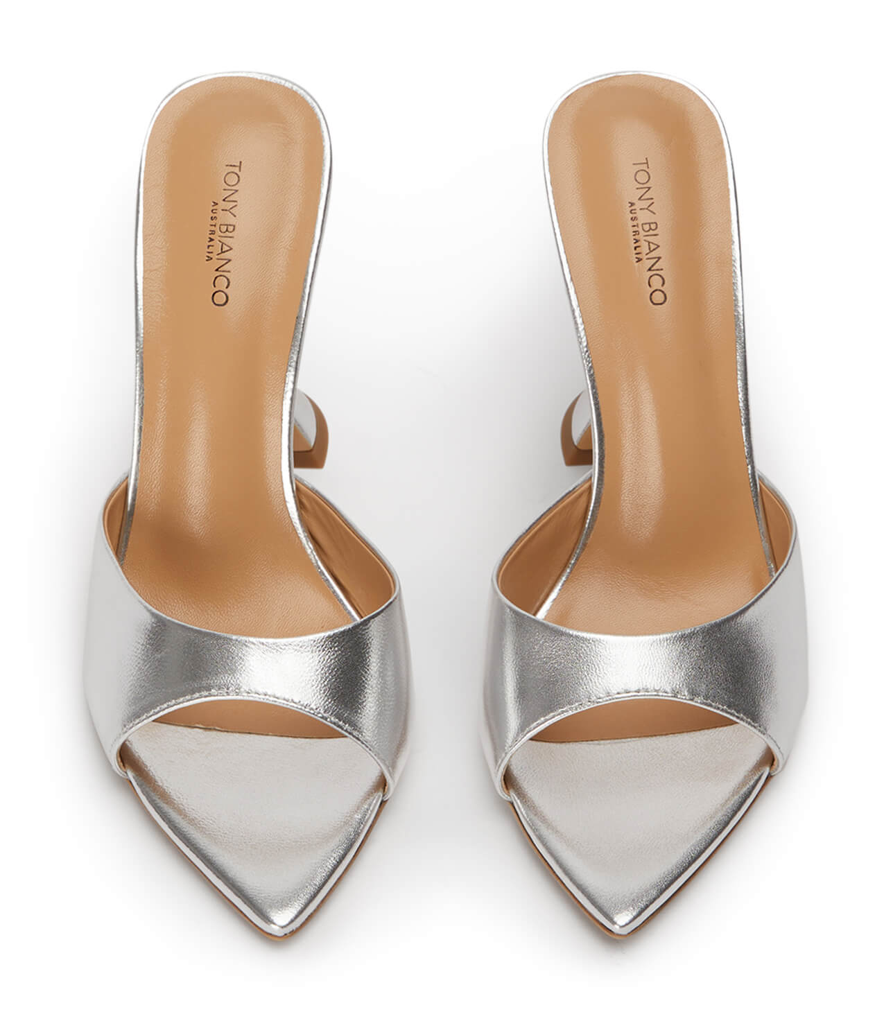Heels|New Arrivals Tony Bianco Marcel Silver Nappa Metallic Heels