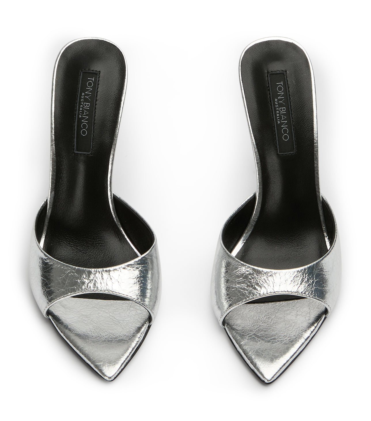 Heels|New Arrivals Tony Bianco Malibu Silver Vintage Metal Heels