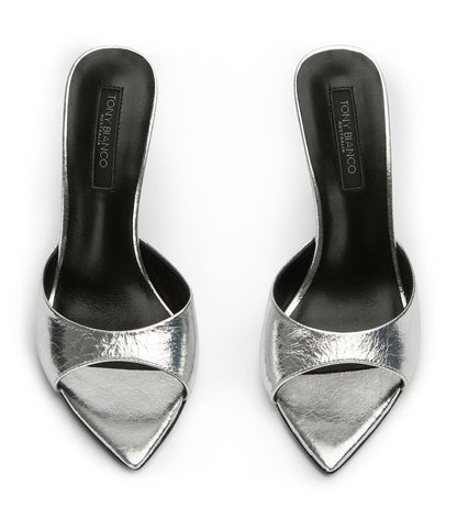 Heels|New Arrivals Tony Bianco Malibu Silver Vintage Metal Heels