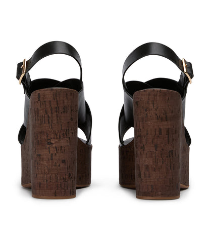 Heels Tony Bianco Vogue Black Como Wedges
