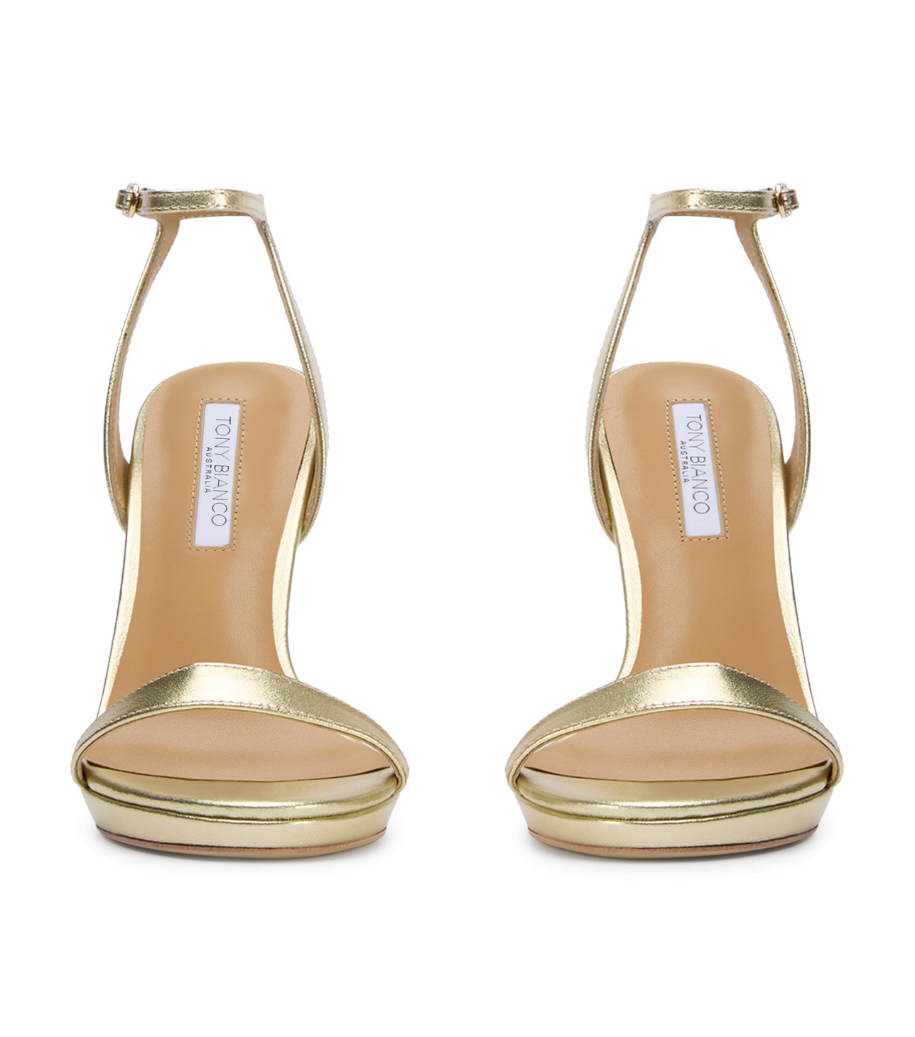 Heels|New Arrivals Tony Bianco Skye Gold Nappa Metallic