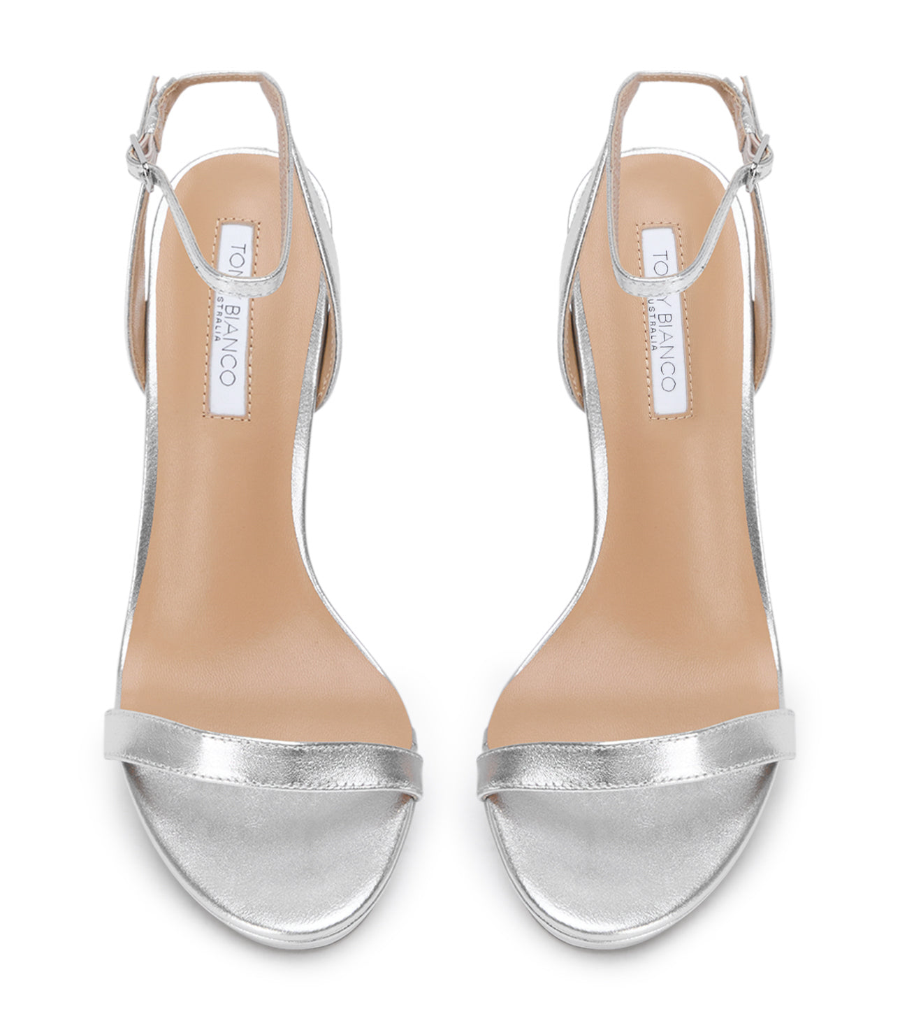 Heels|New Arrivals Tony Bianco Skye Silver Nappa Metallic