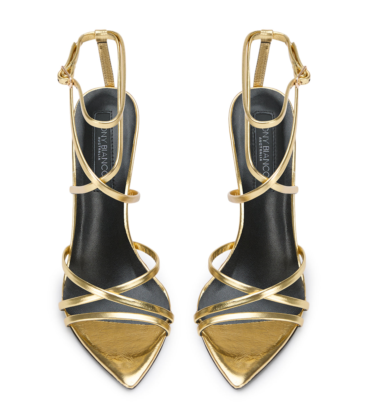 Heels|New Arrivals Tony Bianco Marcy Gold Foil Heels