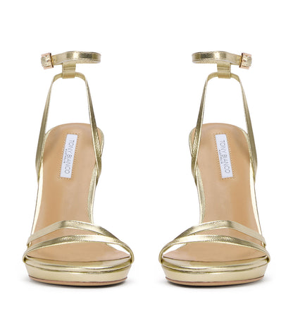 Heels|New Arrivals Tony Bianco Sage Gold Nappa Metallic