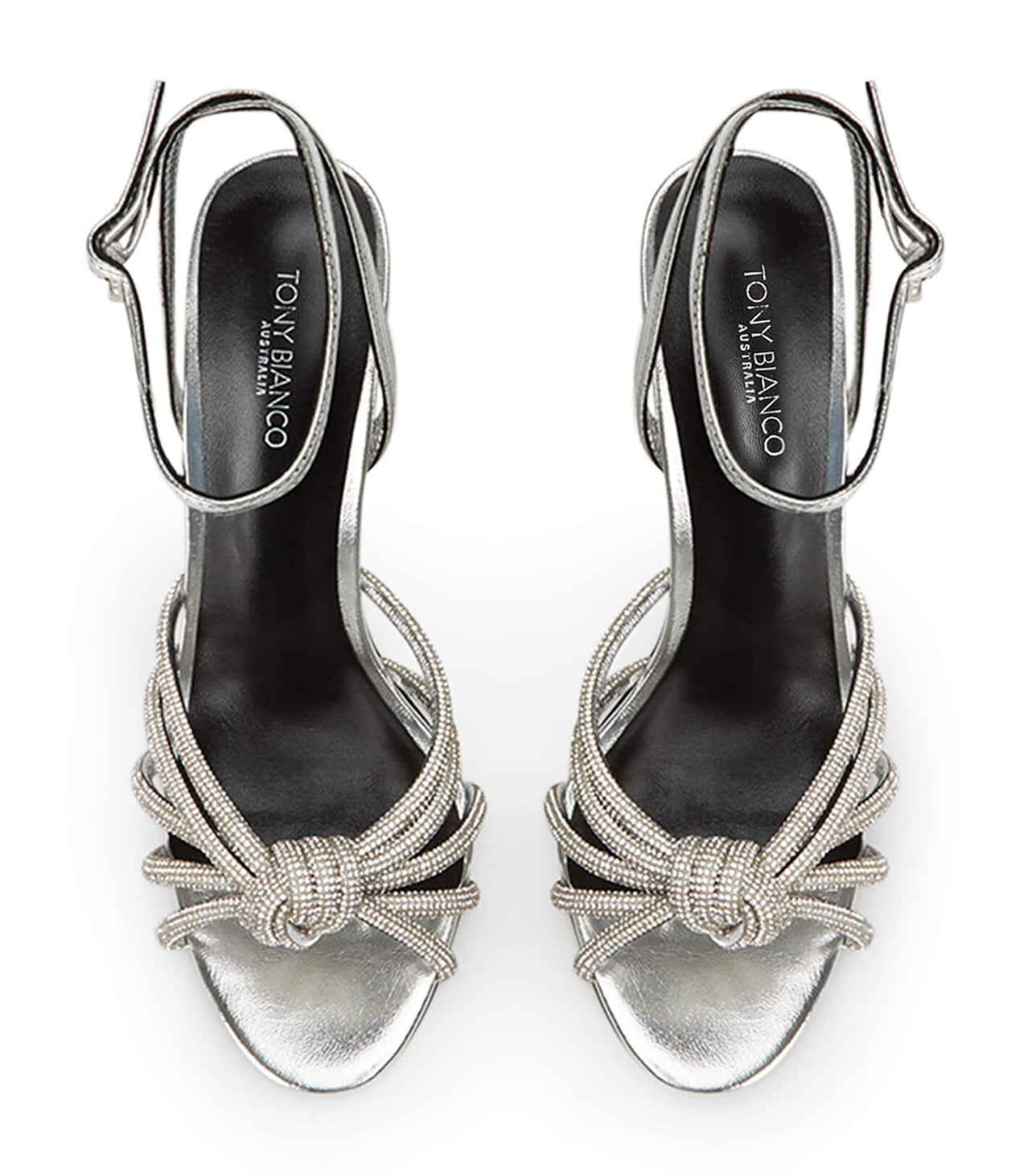 Heels|New Arrivals Tony Bianco Kyla Silver Foil Heels