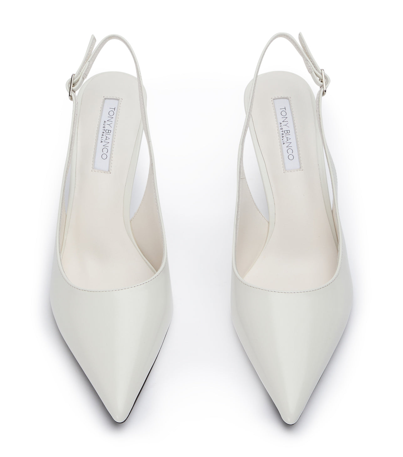 Heels Tony Bianco Baz White Hi Shine Heels