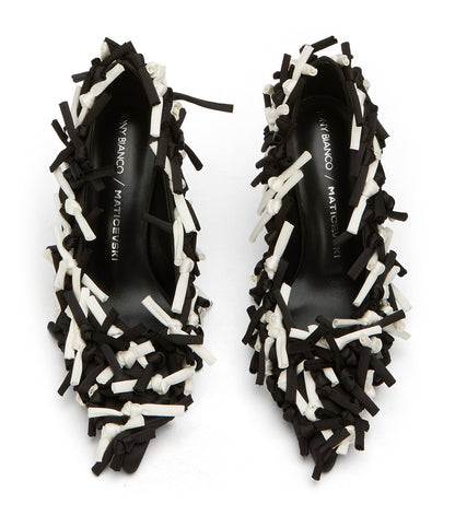 Heels|New Arrivals Tony Bianco Nano Black/White Jersey
