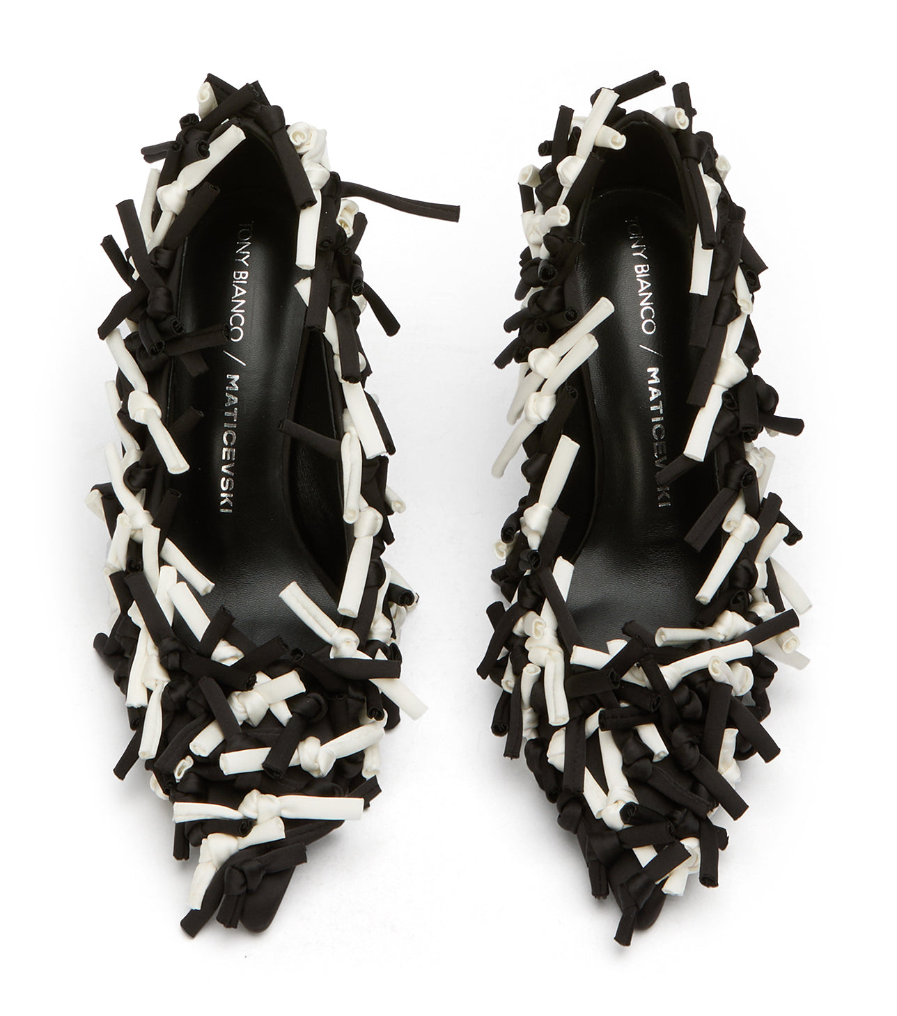 Heels|New Arrivals Tony Bianco Nano Black/White Jersey
