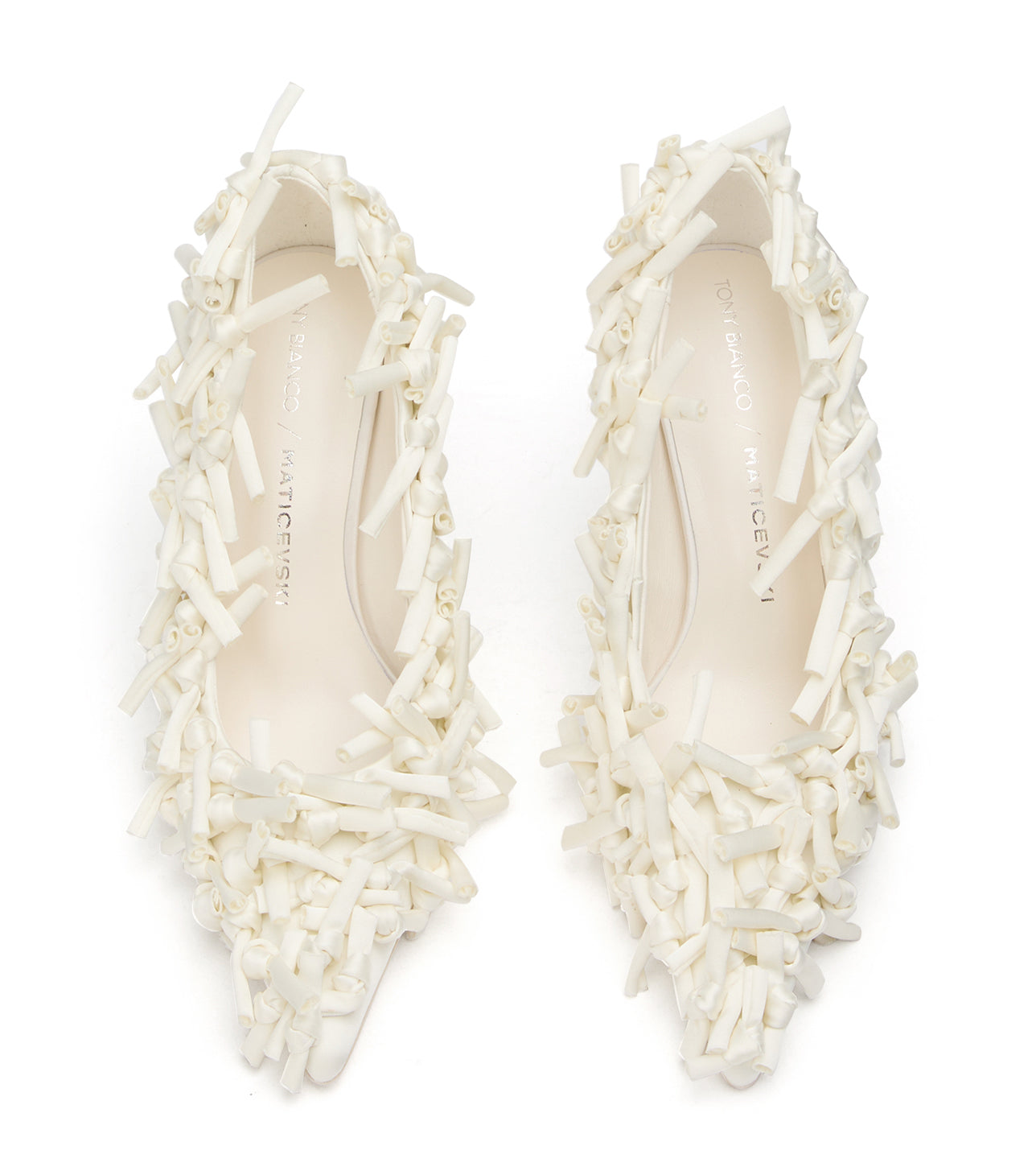 Heels Tony Bianco Nano White Jersey