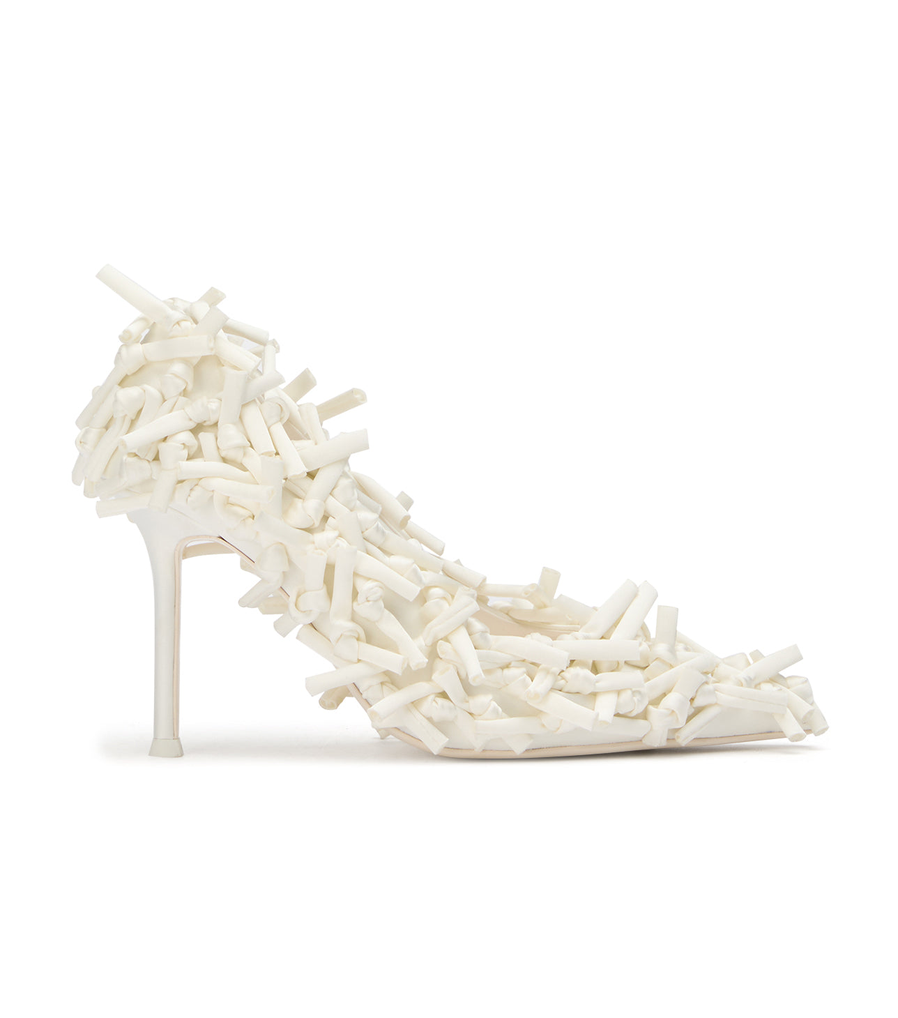 Heels Tony Bianco Nano White Jersey