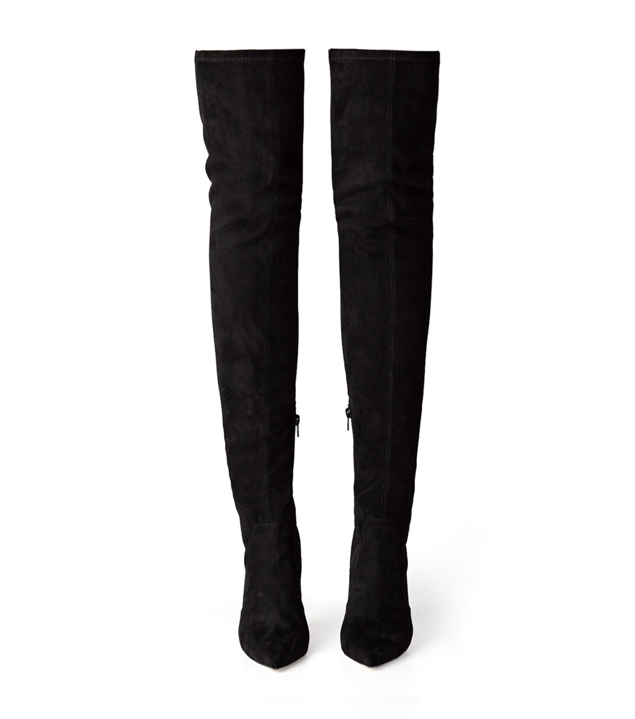 Boots Tony Bianco Avah Black Stretch Suede Long Boots