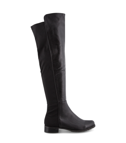 Boots Tony Bianco Panache Black Luxe/Black Micro Stretch Long Boots