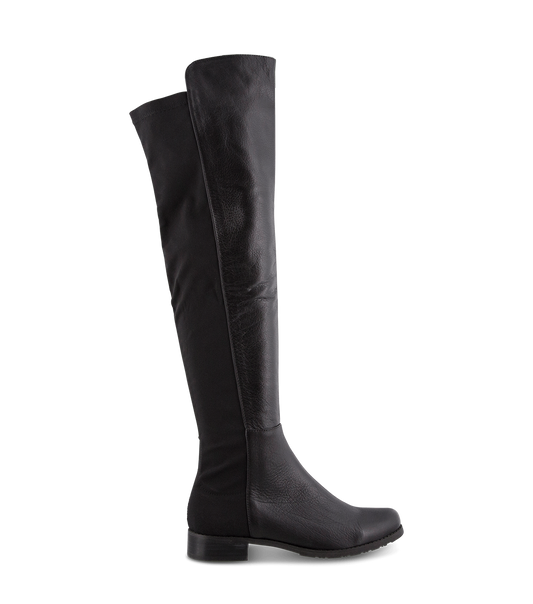 Boots Tony Bianco Panache Black Luxe/Black Micro Stretch Long Boots