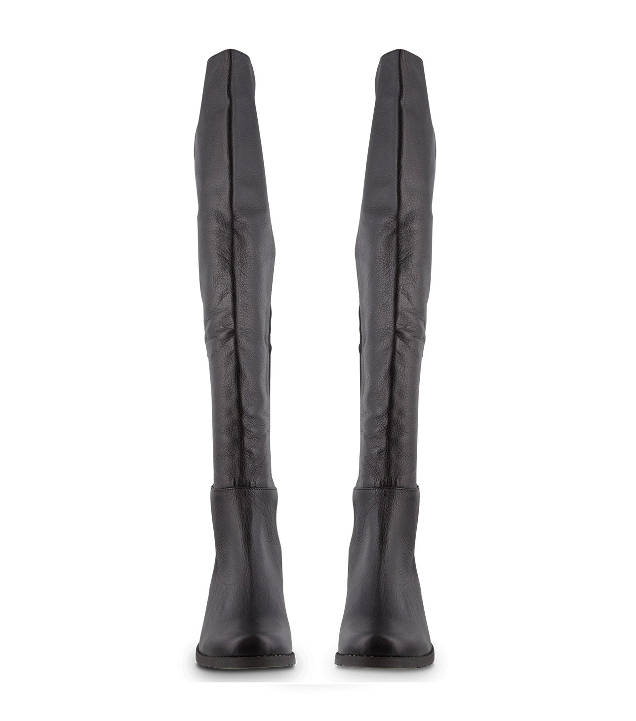 Boots Tony Bianco Panache Black Luxe/Black Micro Stretch Long Boots