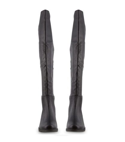Boots Tony Bianco Panache Black Luxe/Black Micro Stretch Long Boots