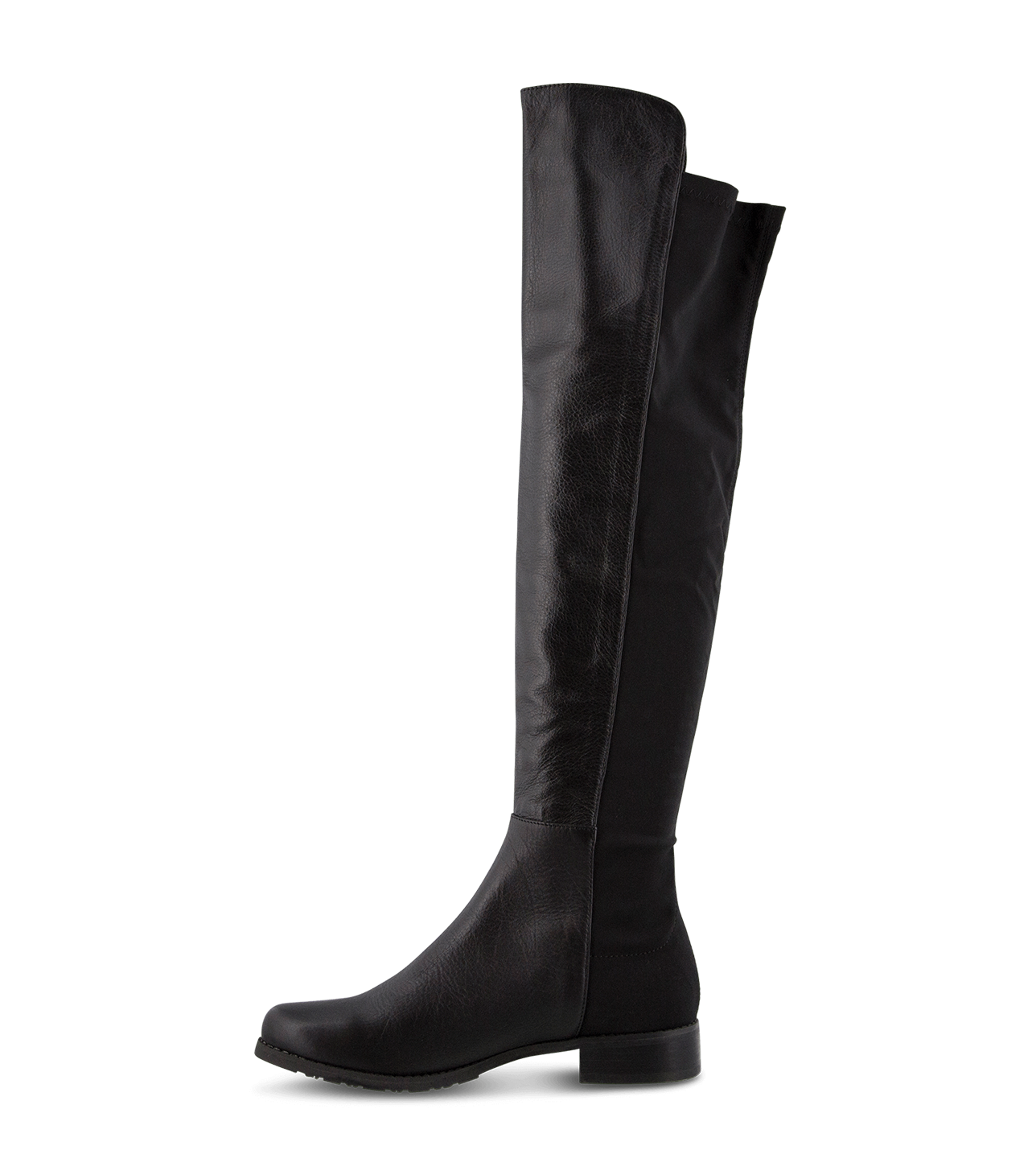 Boots Tony Bianco Panache Black Luxe/Black Micro Stretch Long Boots