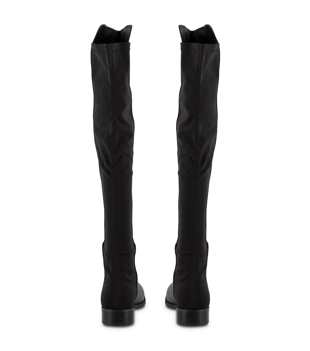 Boots Tony Bianco Panache Black Luxe/Black Micro Stretch Long Boots