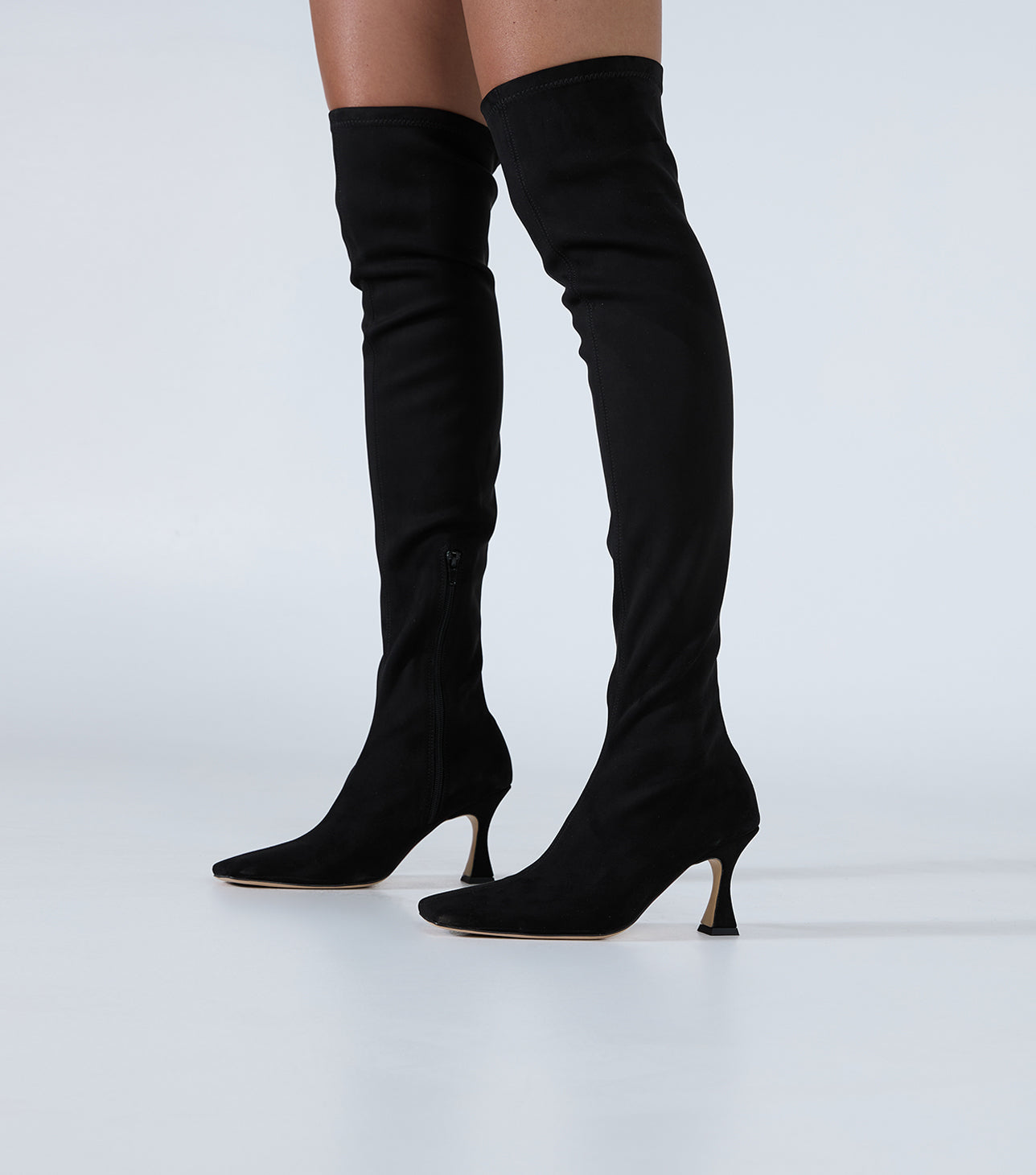 Boots|New Arrivals Tony Bianco Fancy Black Stretch Suede