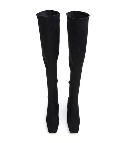 Boots|New Arrivals Tony Bianco Fancy Black Stretch Suede