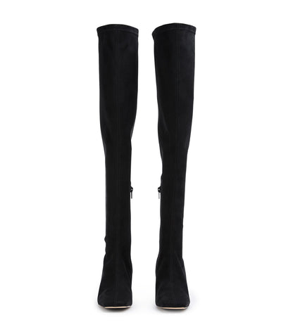 Boots|New Arrivals Tony Bianco Fancy Black Stretch Suede