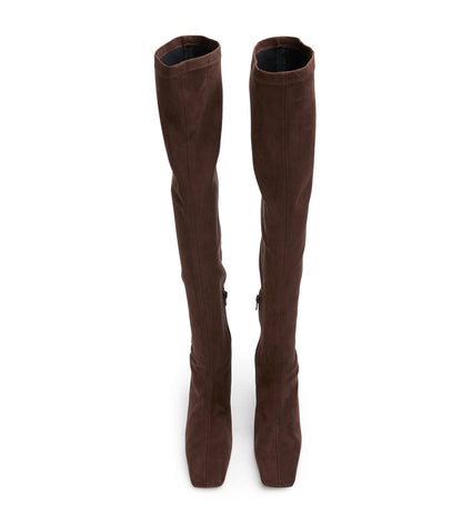 Boots|New Arrivals Tony Bianco Fancy Choc Stretch Suede