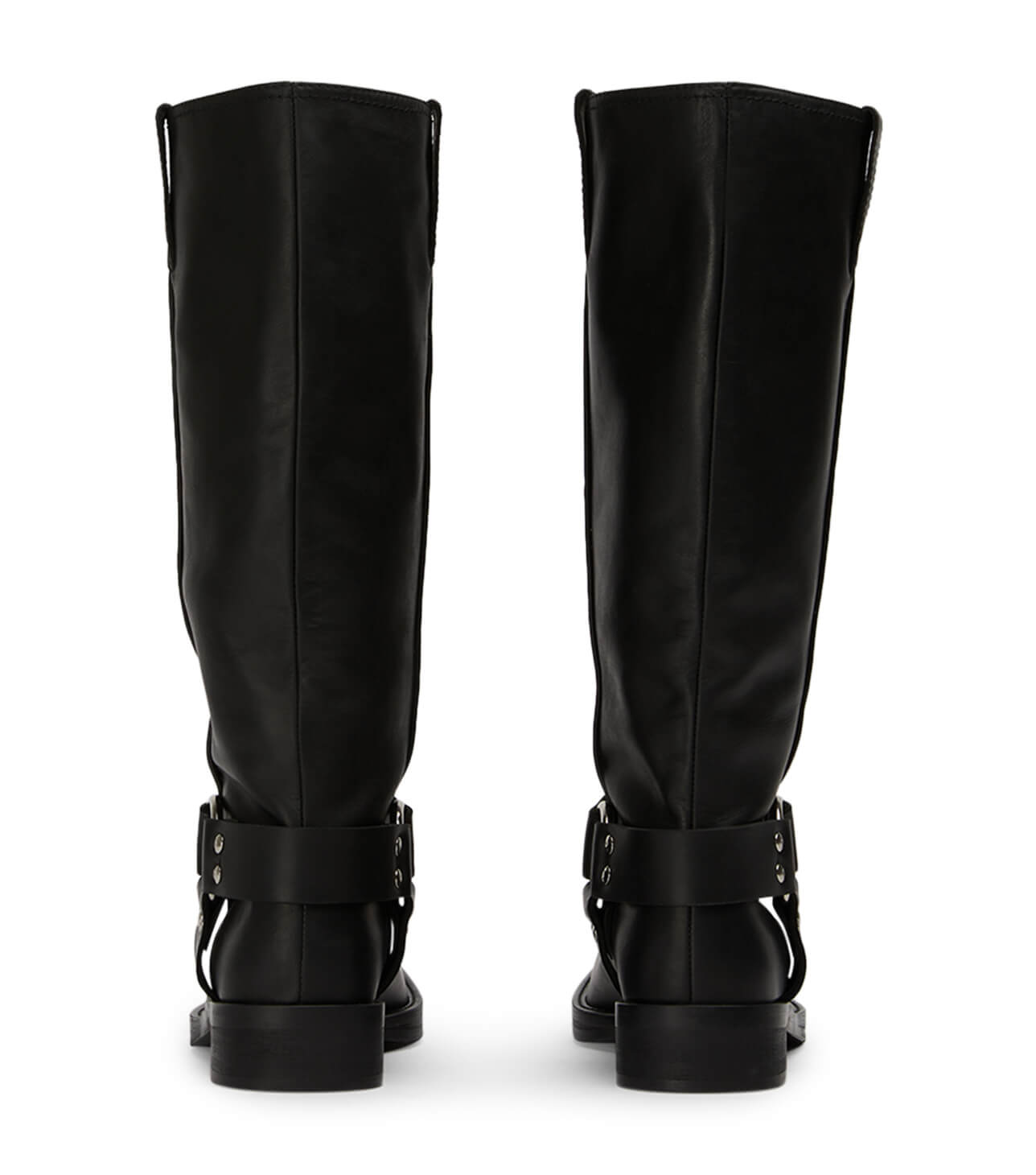 Boots Tony Bianco Biker Black Wax Calf Boots