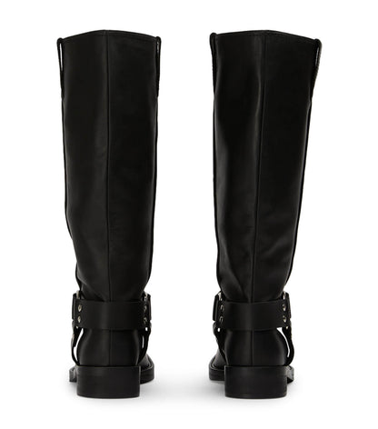 Boots Tony Bianco Biker Black Wax Calf Boots