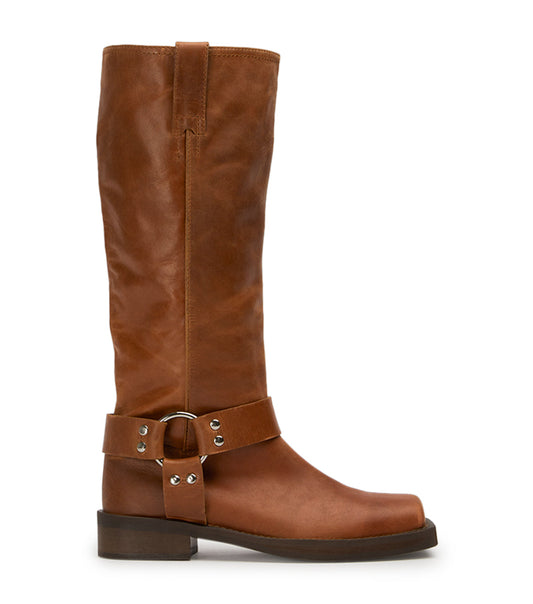 Boots Tony Bianco Biker Cognac Calf Boots