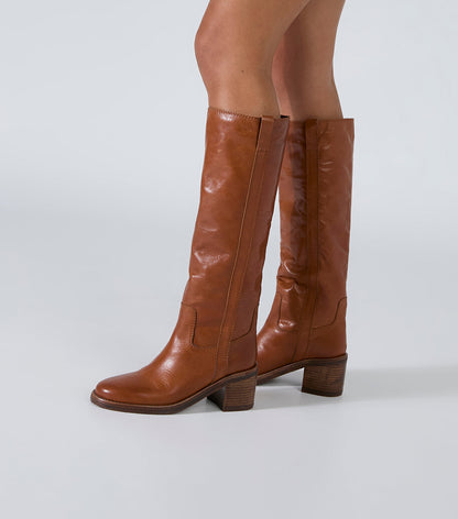 Boots Tony Bianco Apache Toffee Como Calf Boots