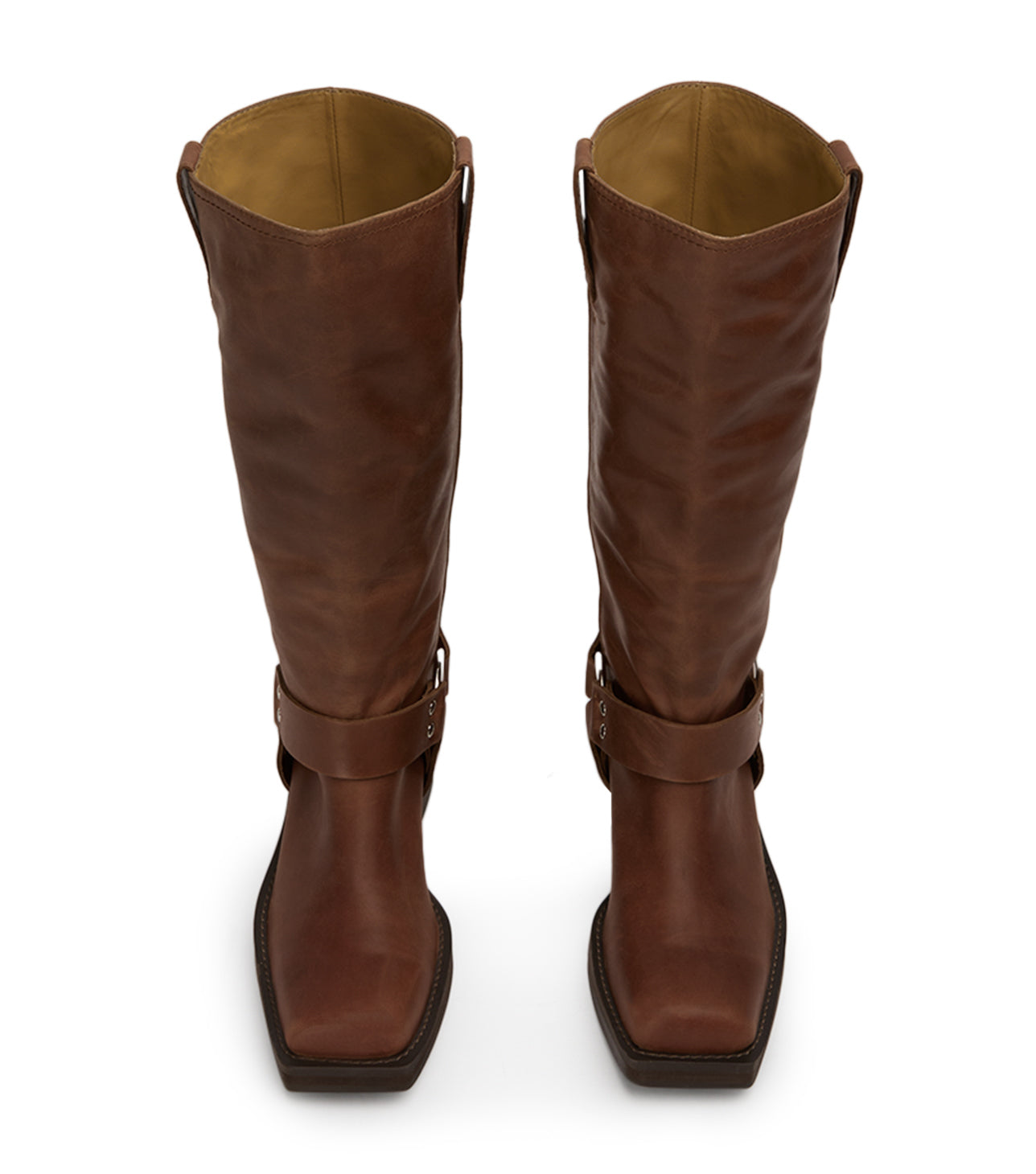 Boots Tony Bianco Biker Saddle Wax Calf Boots