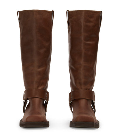 Boots Tony Bianco Biker Saddle Wax Calf Boots