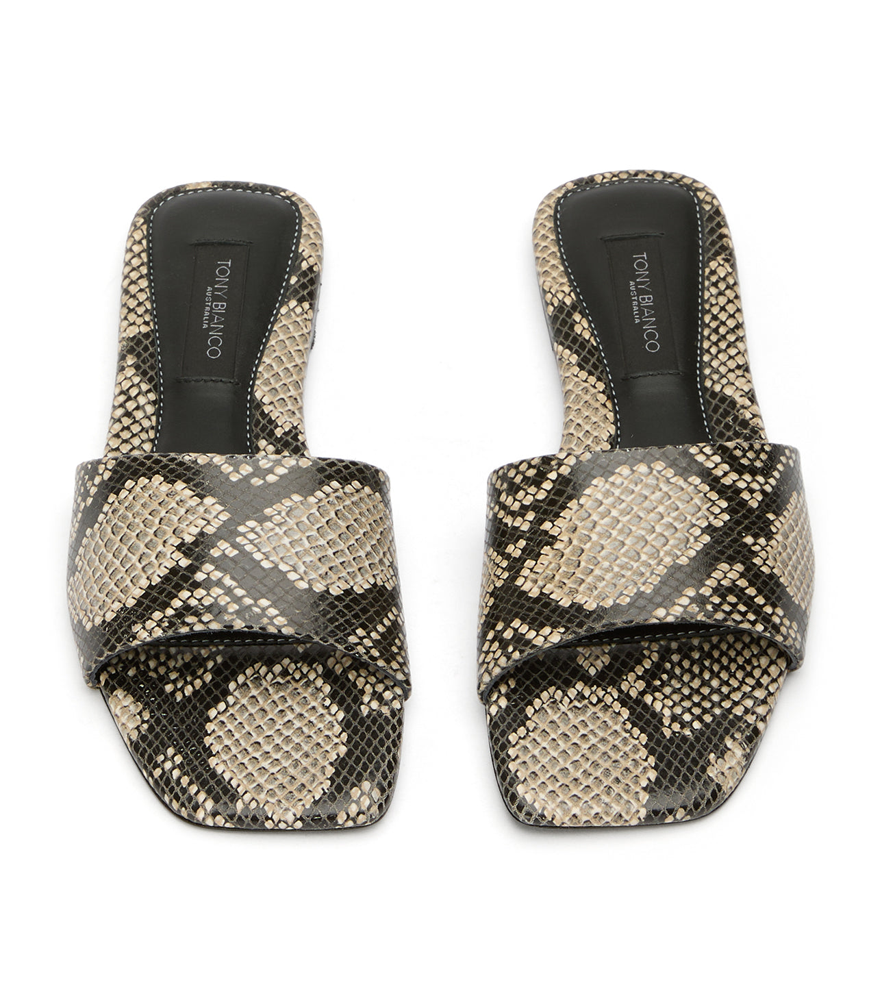 Flats Tony Bianco Ripper Ecru Snake