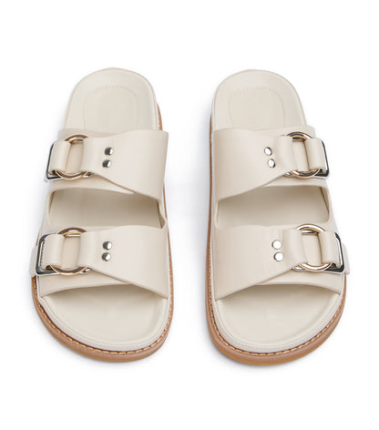 Flats Tony Bianco Hunter Vanilla Capretto Sandals