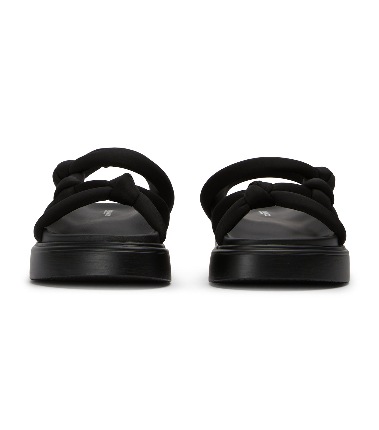 Flats Tony Bianco Jasper Black Scuba Sandals