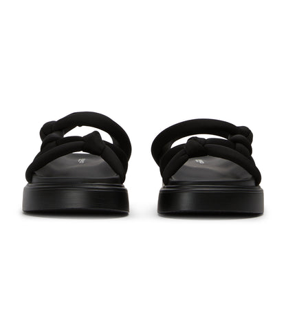 Flats Tony Bianco Jasper Black Scuba Sandals
