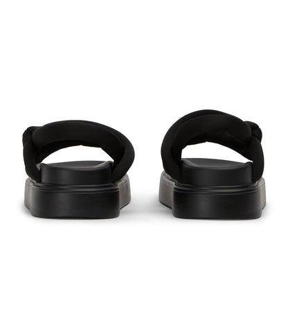 Flats Tony Bianco Jasper Black Scuba Sandals