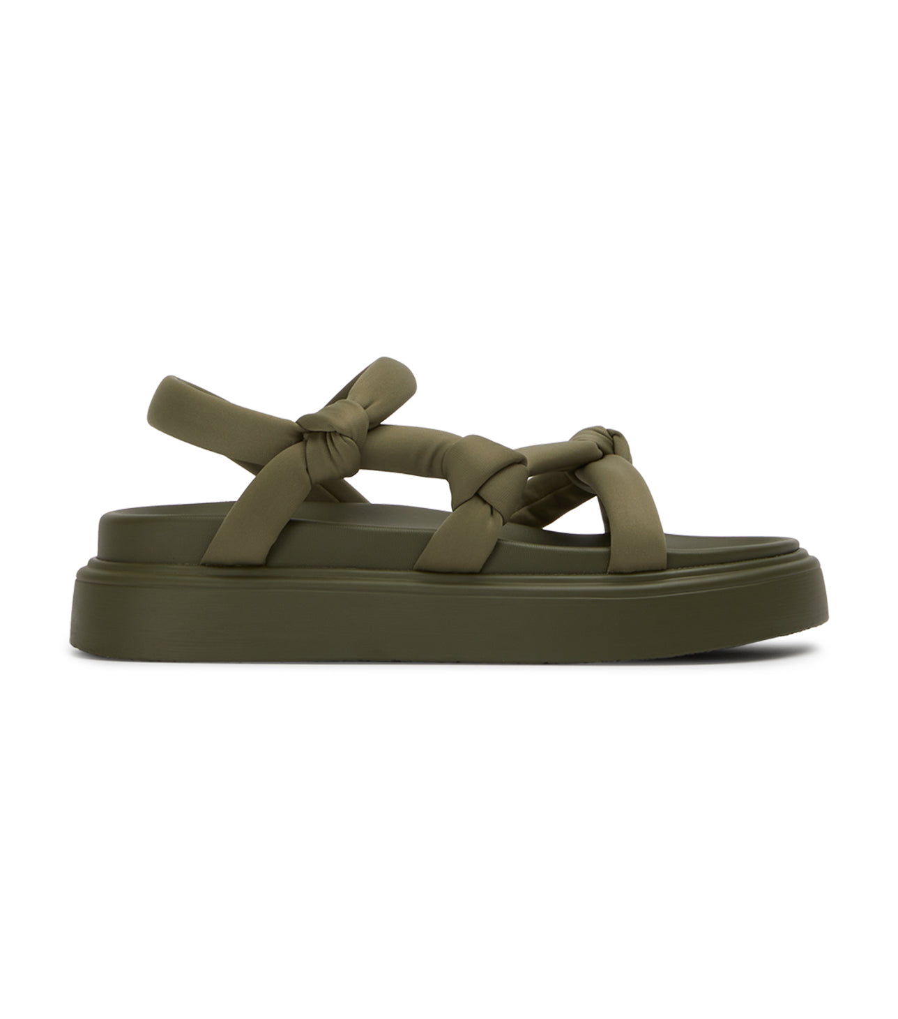 Flats Tony Bianco Jasper Khaki Scuba Sandals