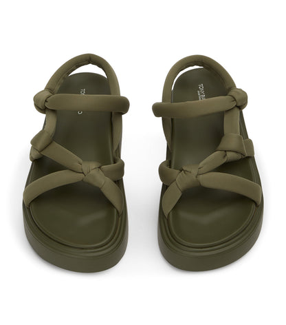 Flats Tony Bianco Jasper Khaki Scuba Sandals