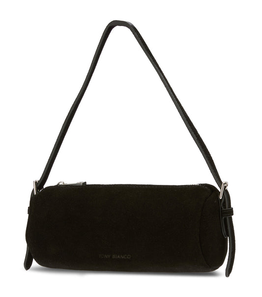 Handbags Tony Bianco Caitlin Black Suede