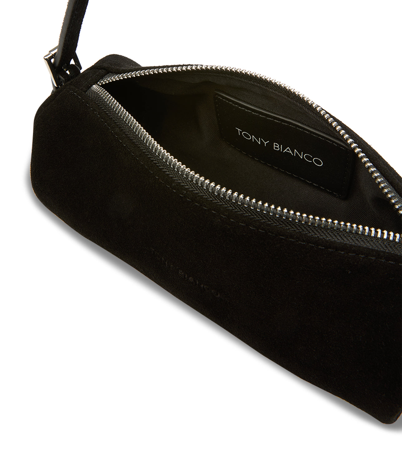 Handbags Tony Bianco Caitlin Black Suede