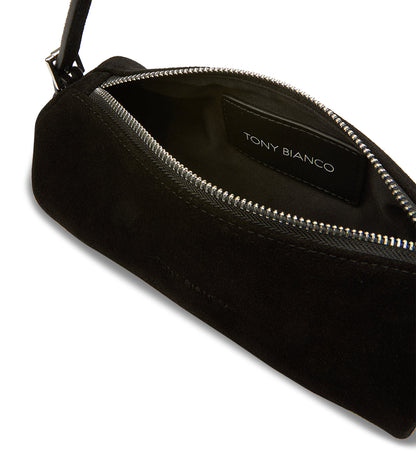 Handbags Tony Bianco Caitlin Black Suede