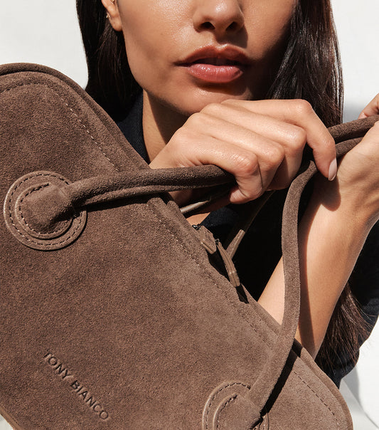 Handbags Tony Bianco Soho Espresso Suede