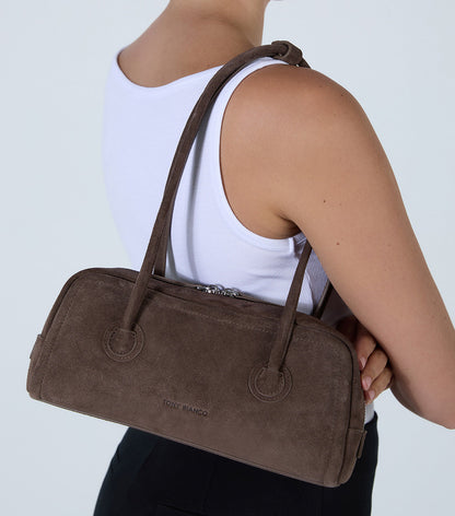 Handbags Tony Bianco Soho Espresso Suede
