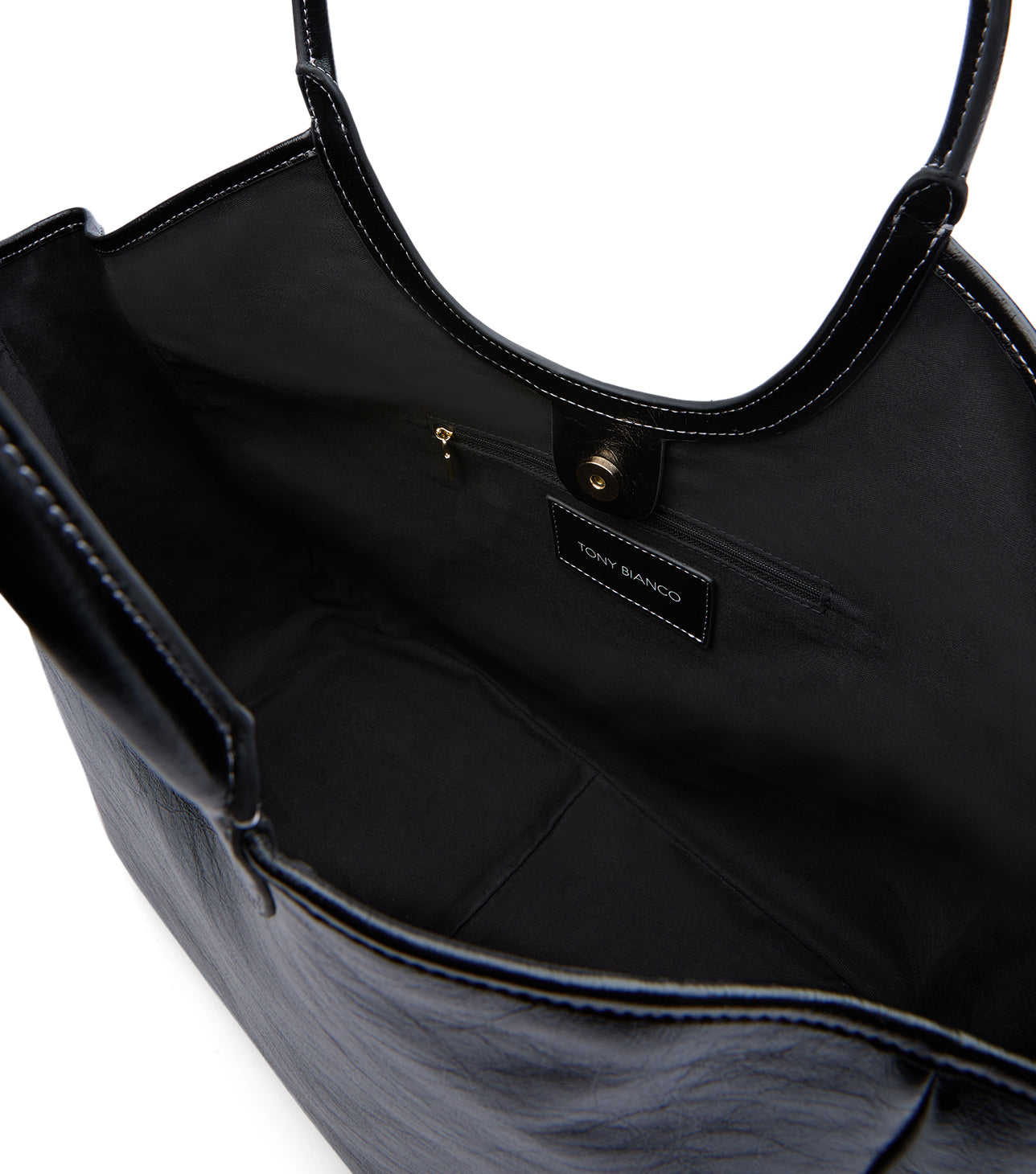 Handbags Tony Bianco Katie Black Crinkle