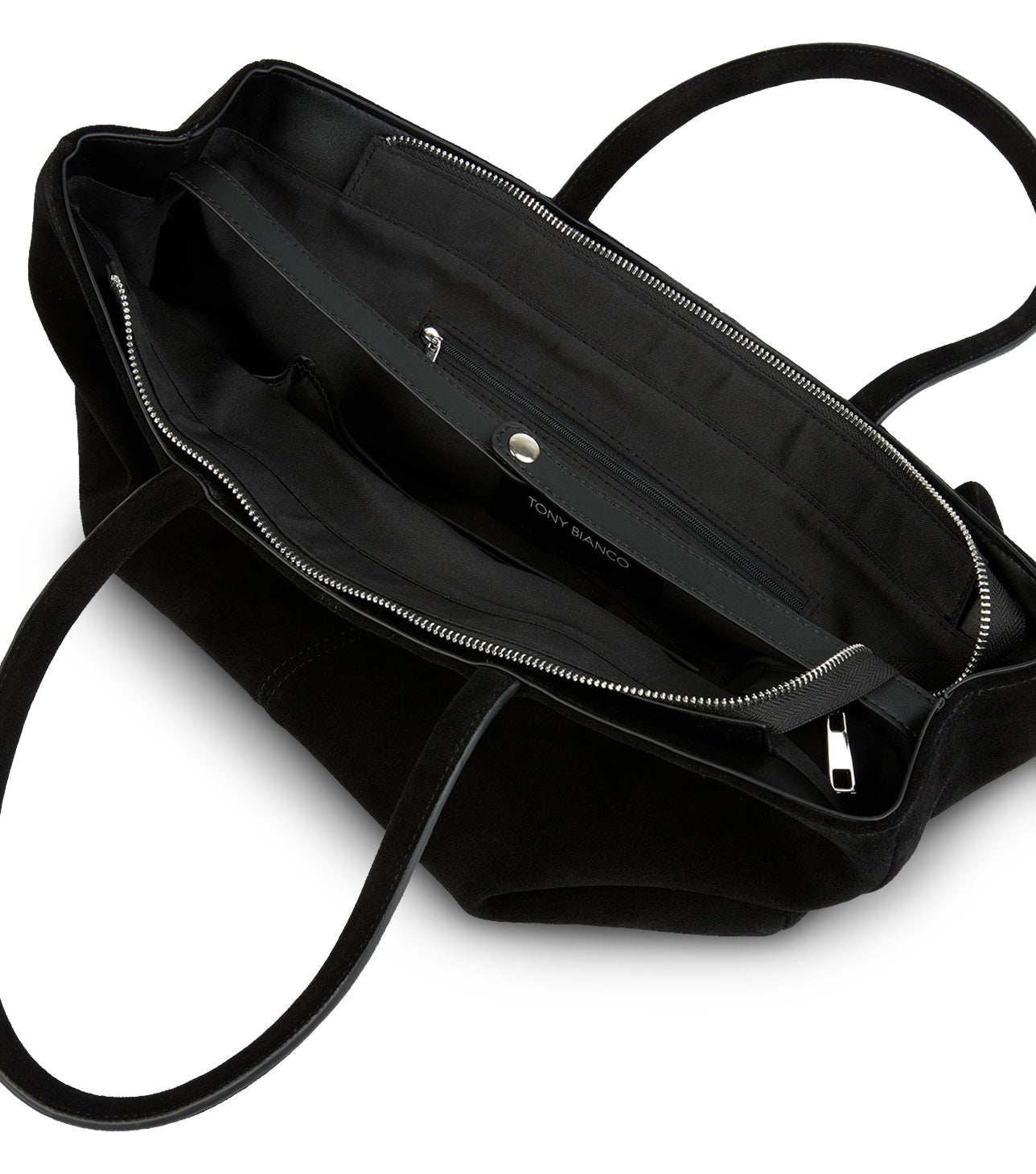 Handbags Tony Bianco Evie Black Suede