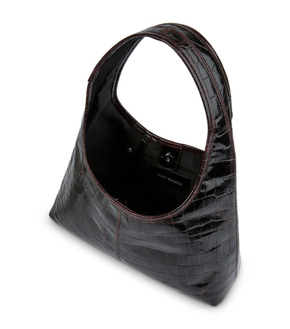 Handbags Tony Bianco Lula Burgundy Croc Shine